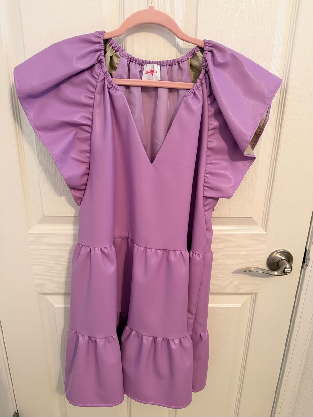 Buddy Love Ronnie Ruffle Short Dress ~ size Large